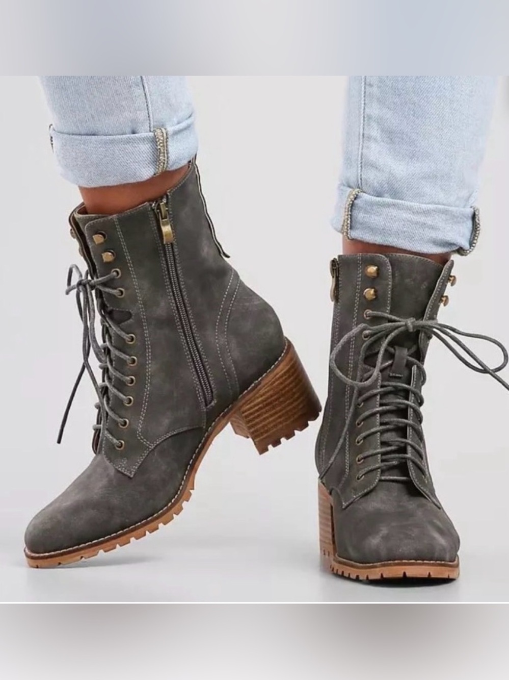 BEAST FASHION Combat Boots 7.5 NEW!